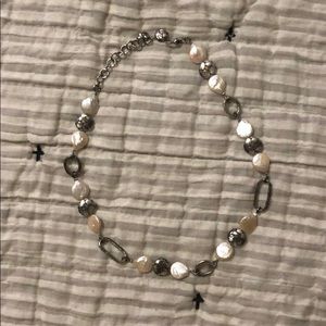 Brighton silver and pearl necklace